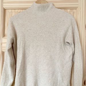 Cream Roots Wool and Cashmere Sweater
